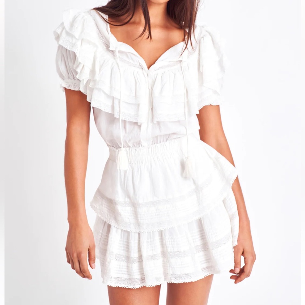White Love Shack Fancy Liv Dress